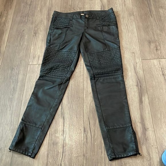Free People Pants - Free  people moto leather pants-size 4